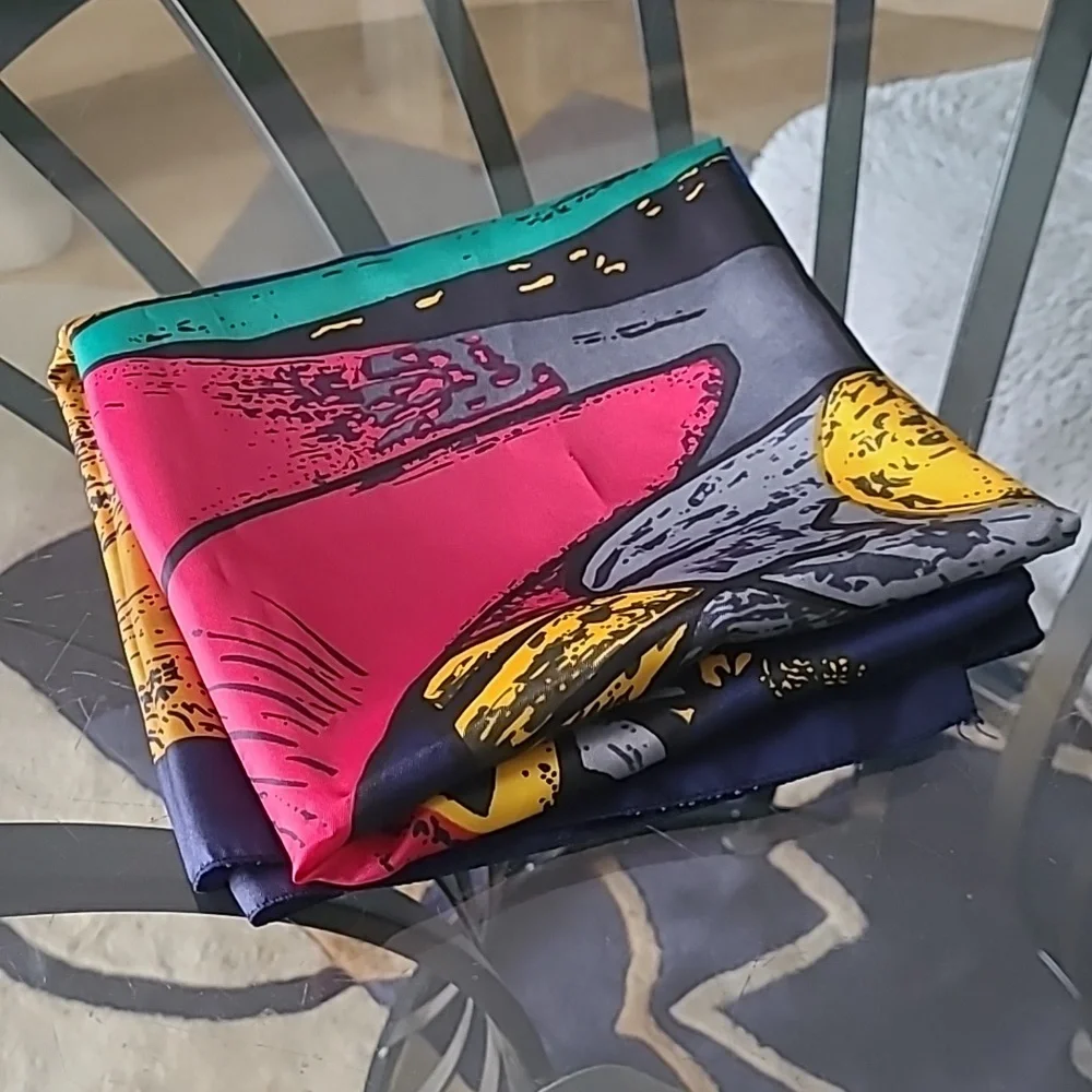 N/A colorful scarf